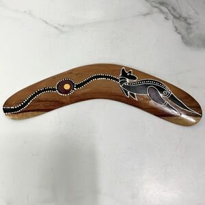 WIJIKURA Australian Handpainted Aboriginal Artwork Boomerang